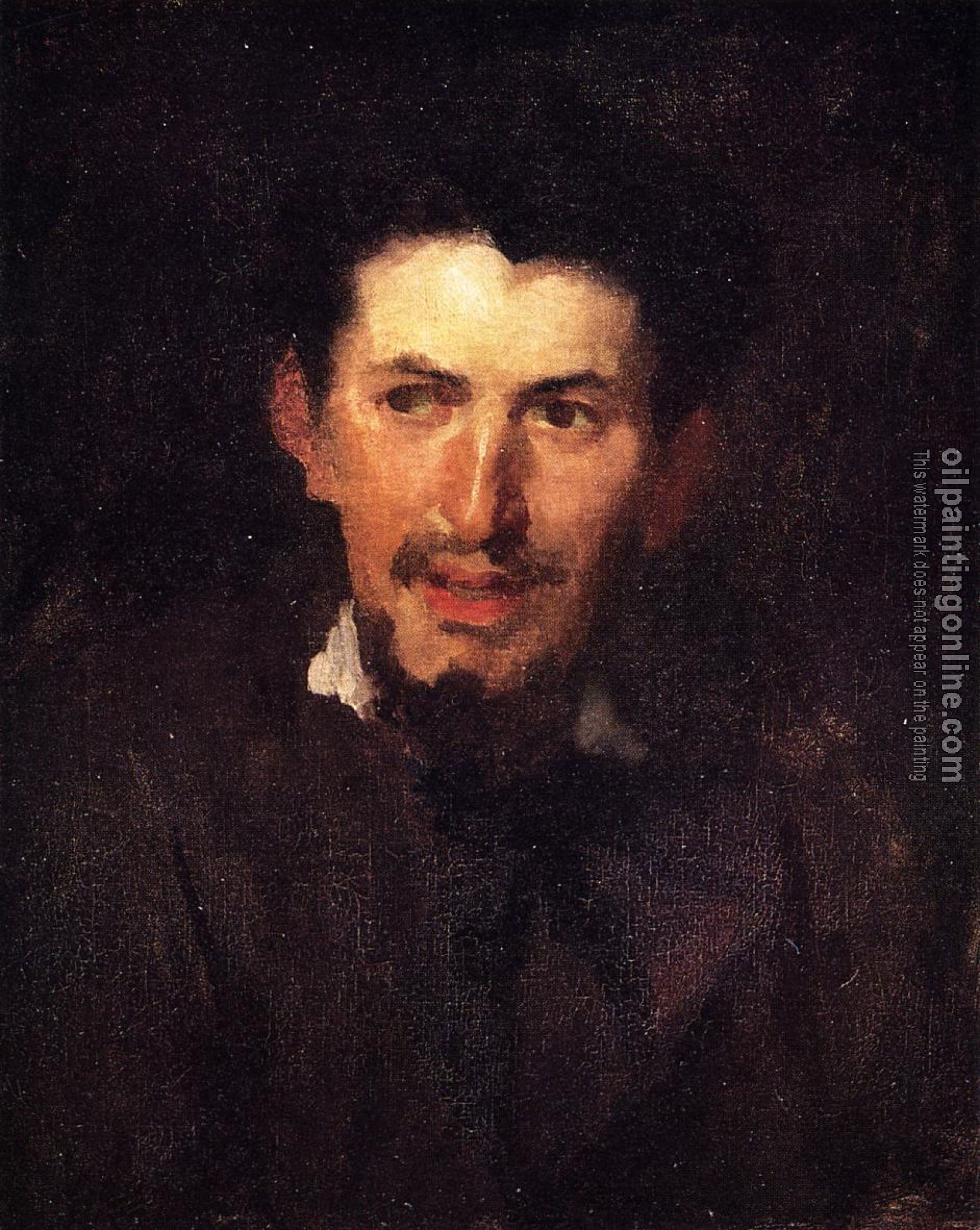 Frank Duveneck - Portrait of a Fellow Artist